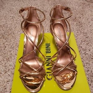 Gianni Bini Rose Gold Heels